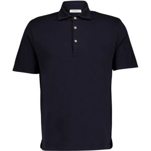 Boglioli, Heren, Tops, Blauw, Maat: 2XL Katoen,