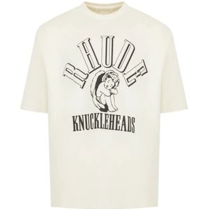 Rhude, Heren, Tops, Wit, Maat: L