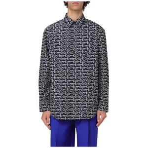 Burberry, Heren, Overhemden, Veelkleurig, Maat: M Katoen,