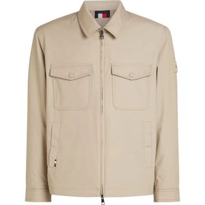 Tommy Hilfiger, Heren, Jassen, Beige, Maat: M Poliester,