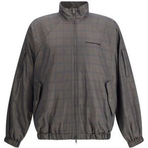 Balenciaga, Heren, Jassen, Grijs, Maat: S Katoen,