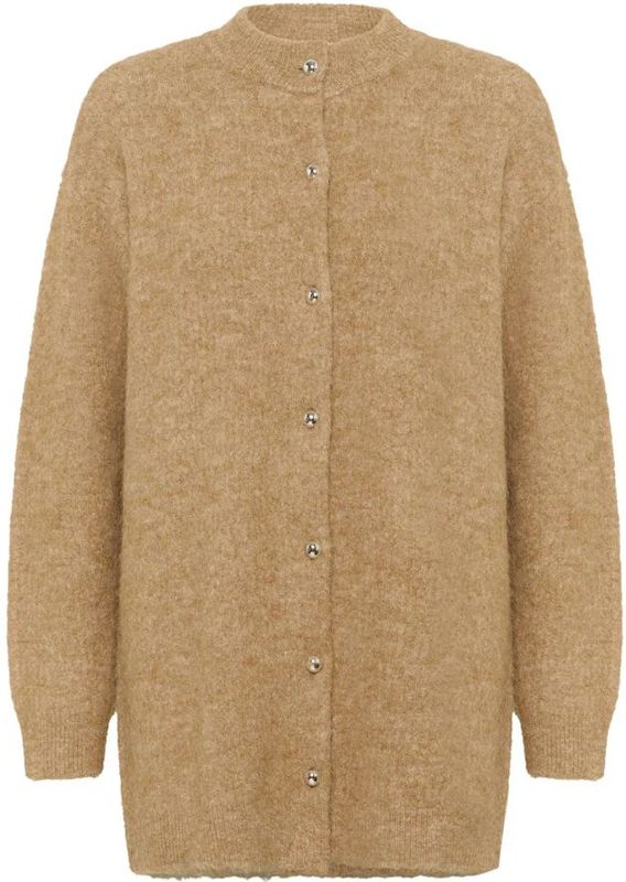 Kaffe - Katrudy Cardigan - Gebreid Vest - Beige - Gezellig