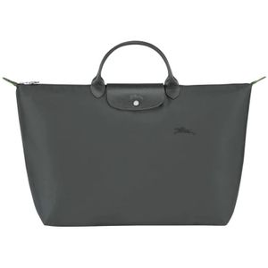 Longchamp, Dames, Tassen, Grijs, Maat: ONE Size Leer,
