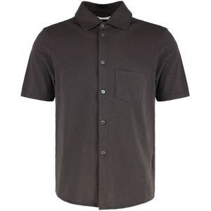 Our Legacy - Katoenen T-shirt - Bruin - Korte Mouwen - Voorzak