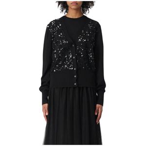 Fabiana Filippi, Dames, Truien, Zwart, Maat: L Wol,