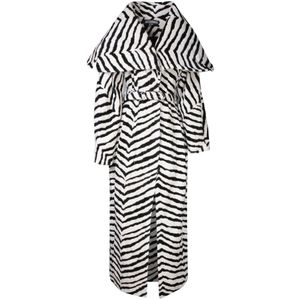 Jacquemus Witte Zebra Print Riemjas , White , Dames , Maat: S