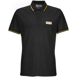 Versace, Heren, Tops, Zwart, Maat: L