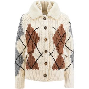 Ermanno Scervino, Dames, Truien, Veelkleurig, Maat: M Wol,