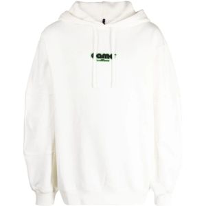 Oamc, Heren, Sweatshirts & Hoodies, Wit, Maat: S Katoen,