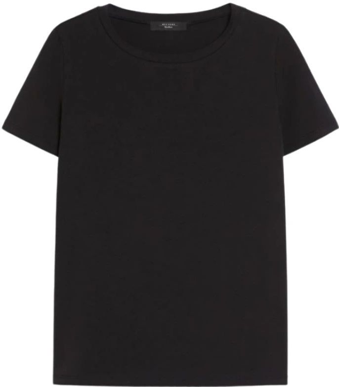 Max Mara - Multib - T-shirt - Zwart - Katoenmix