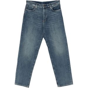 Carhartt Wip, Heren, Jeans, Blauw, Maat: W34 Zijde,