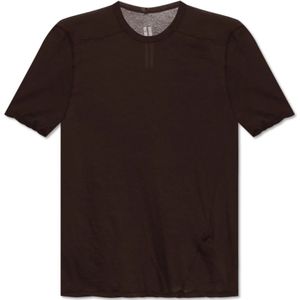Rick Owens, Heren, Tops, Bruin, Maat: S Katoen,
