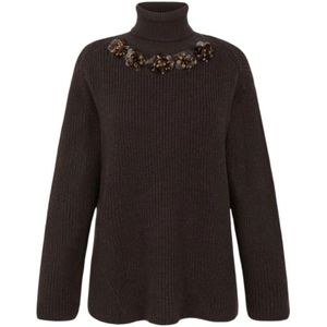 P.a.r.o.s.h., Dames, Truien, Bruin, Maat: XS Leer,