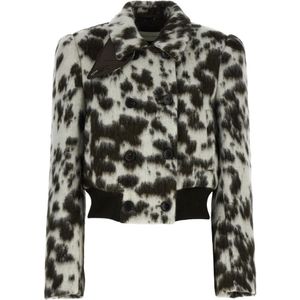 Dries Van Noten, Dames, Jassen, Bruin, Maat: S Wol,