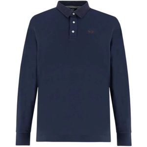 La Martina, Heren, Tops, Blauw, Maat: L Jersey,