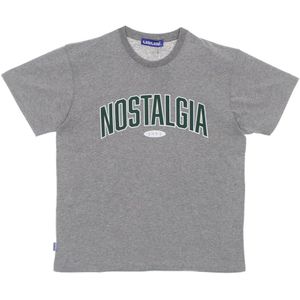 Usual, Heren, Tops, Grijs, Maat: XL Katoen,