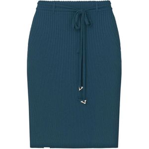 Aeron, Dames, Rokken, Blauw, Maat: S Wol,