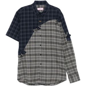 Martine Rose, Heren, Overhemden, Grijs, Maat: S Katoen,