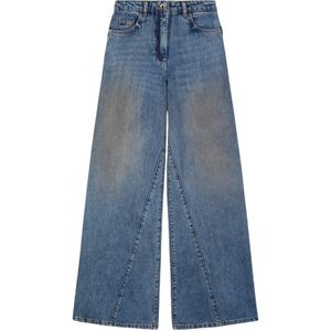 Patrizia Pepe, Dames, Jeans, Blauw, Maat: W27 Katoen,