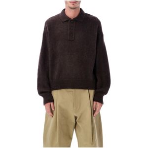 Studio Nicholson, Heren, Truien, Bruin, Maat: M Mohair,