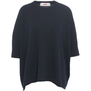 Mvm, Dames, Truien, Blauw, Maat: ONE Size