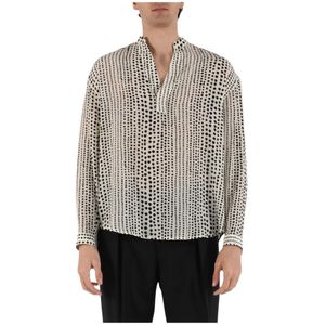 Mauro Grifoni, Heren, Overhemden, Veelkleurig, Maat: XL Zijde,