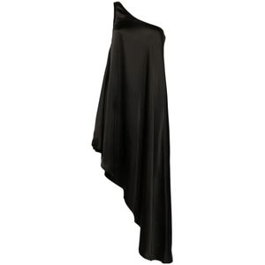 Norma Kamali, Dames, Jurken, Zwart, Maat: S Spandex,