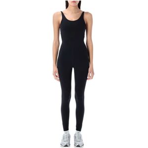 Nike, Dames, Jumpsuits & Playsuits, Zwart, Maat: M Nylon,