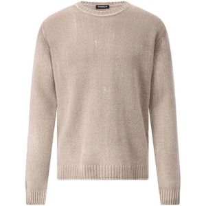Dondup, Heren, Truien, Beige, Maat: M Wol,