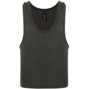 Entire Studios, Heren, Tops, Zwart, Maat: S Katoen,