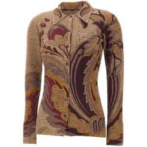 Etro, Dames, Truien, Veelkleurig, Maat: S Wol,