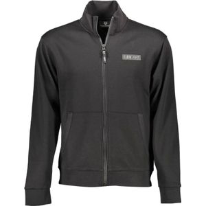 Plein Sport, Heren, Sweatshirts & Hoodies, Zwart, Maat: XL Katoen,