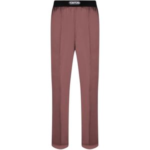 Tom Ford, Dames, Broeken, Bruin, Maat: M Zijde,