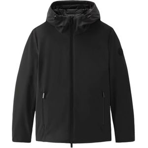 Woolrich, Heren, Jassen, Zwart, Maat: M Polyamide,