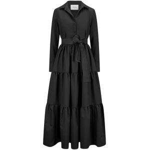 Nicowa - Voniwia - Overhemdjurk - Zwart - Viscosemix