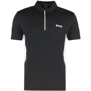 Hugo Boss - Polo Shirt - Zwart - 100% Polyester