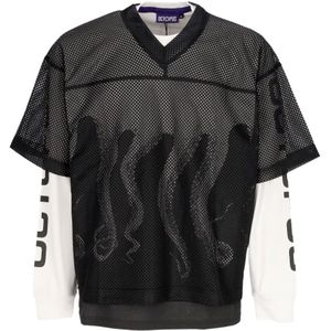 Octopus, Heren, Tops, Zwart, Maat: S Katoen,