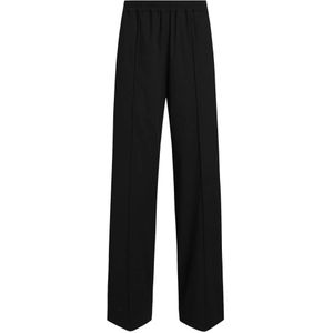 Dolce & Gabbana, Dames, Broeken, Zwart, Maat: XS Katoen,