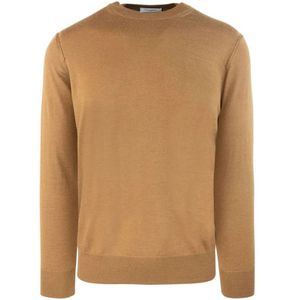 Paolo Pecora, Heren, Truien, Bruin, Maat: L Wol,