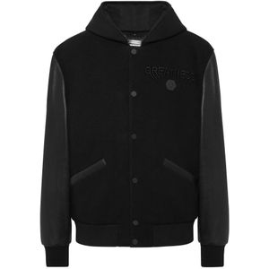 Philipp Plein, Heren, Jassen, Zwart, Maat: 2XL Katoen,