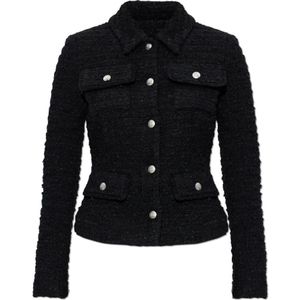 Misbhv, Dames, Jassen, Zwart, Maat: XS Tweed,