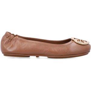 Tory Burch, Dames, Schoenen, Bruin, Maat: 37 EU Leer,