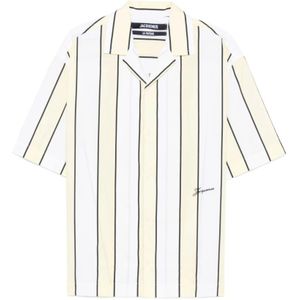 Jacquemus, Heren, Overhemden, Geel, Maat: S