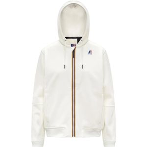 K-Way, Heren, Sweatshirts & Hoodies, Wit, Maat: L Katoen,