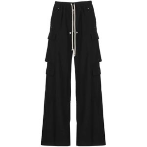 Rick Owens, Heren, Broeken, Zwart, Maat: S Katoen,