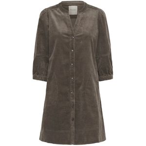 Part Two, Dames, Jurken, Grijs, Maat: 2XS Katoen,