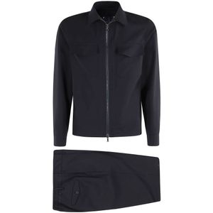 Santaniello, Heren, Sport, Blauw, Maat: XL Wol,