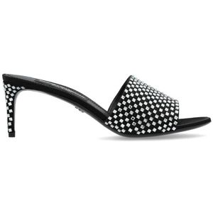 Dolce & Gabbana, Dames, Schoenen, Zwart, Maat: 36 EU Leer,