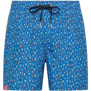 Sun68, Heren, Badkleding, Blauw, Maat: S Poliester,