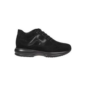 Hogan Zwarte Interactieve Sneakers Aw23 , Black , Dames , Maat: 39 EU
